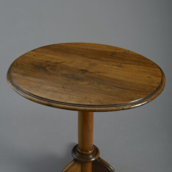 Early 19th century walnut occasional table