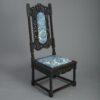 Anglo-indian high back chair