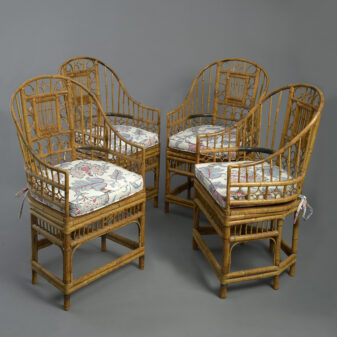 20th Century Chinese Export Bamboo Armchair