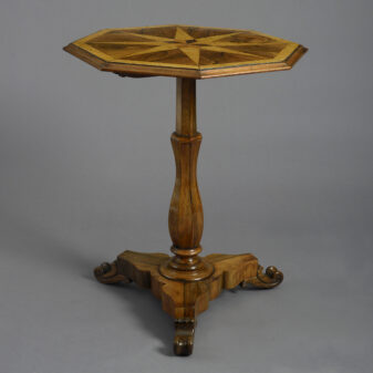 Parquetry occasional table