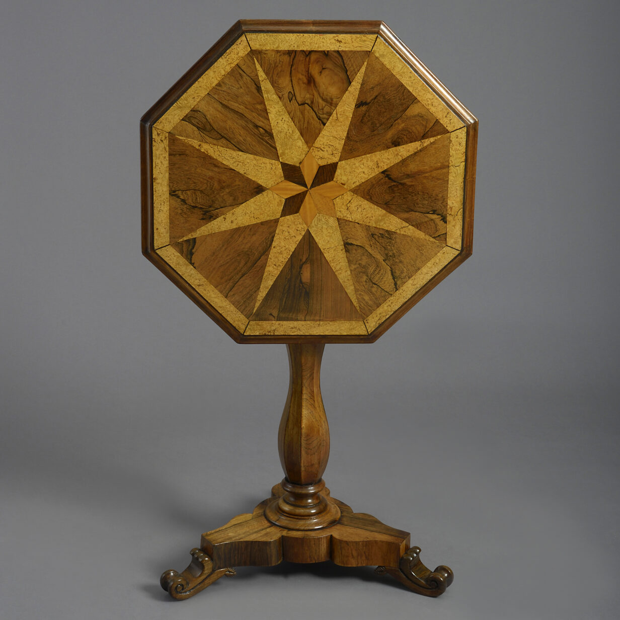 Parquetry occasional table