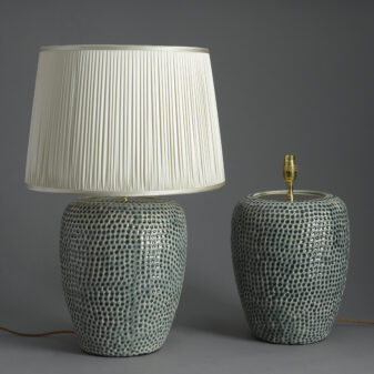 Pair of Modern Ceramic Lamps