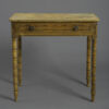 Regency faux bamboo side table