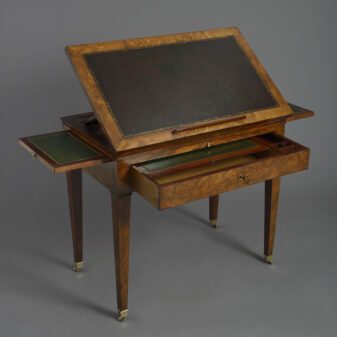 Late 18th century louis xvi period mahogany architects table