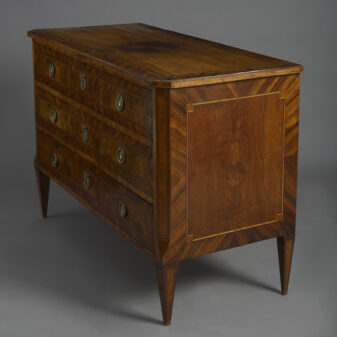 North italian inlaid commode