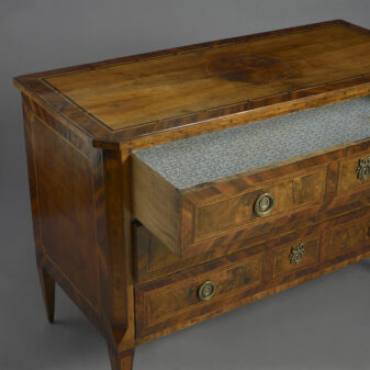 North italian inlaid commode
