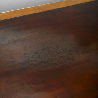 19th century louis xvi style walnut bureau plat