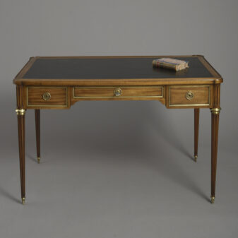 19th century napoleon iii period mahogany bureau plat