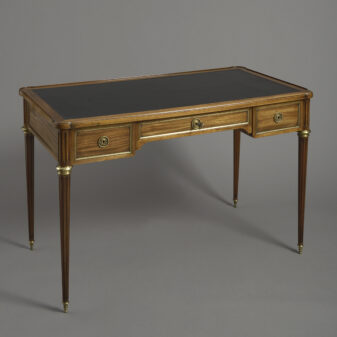 Napoleon III Mahogany Bureau Plat