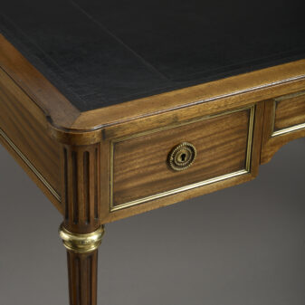 Napoleon iii mahogany bureau plat