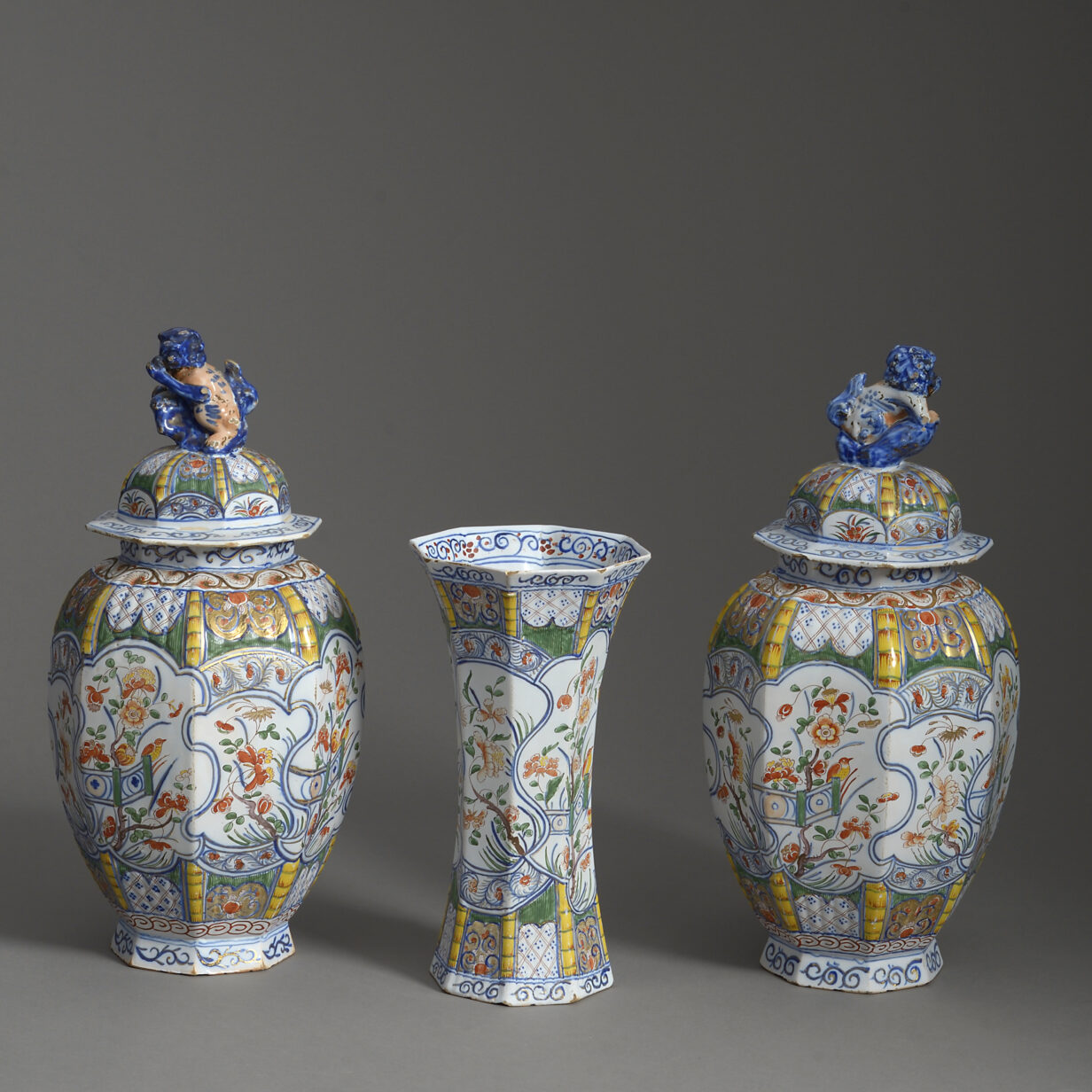 Three Delft Vases