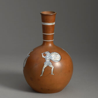 Early 20th century terracotta attic vase
