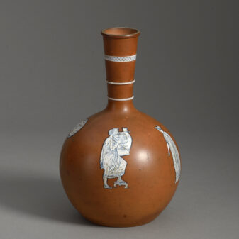 Early 20th Century Terracotta Attic Vase