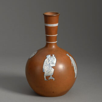 Early 20th century terracotta attic vase