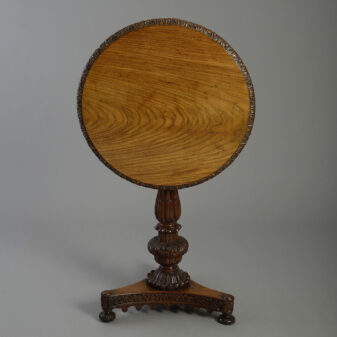 Anglo-indian padouk occasional table