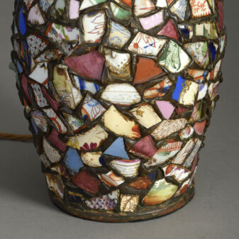 Ceramic collage lamp