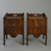 Pair of george iii bedside cabinets