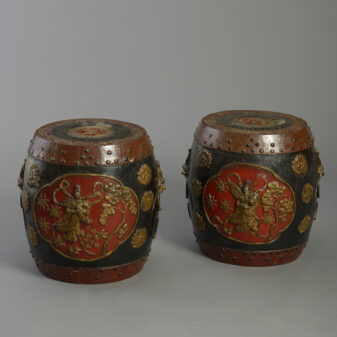 Pair of Lacquer Marriage Baskets