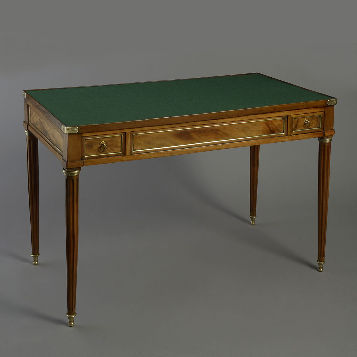 Late 18th century tric trac games table stamped e. Avril