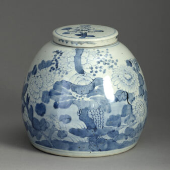 Blue and White Ginger Jar