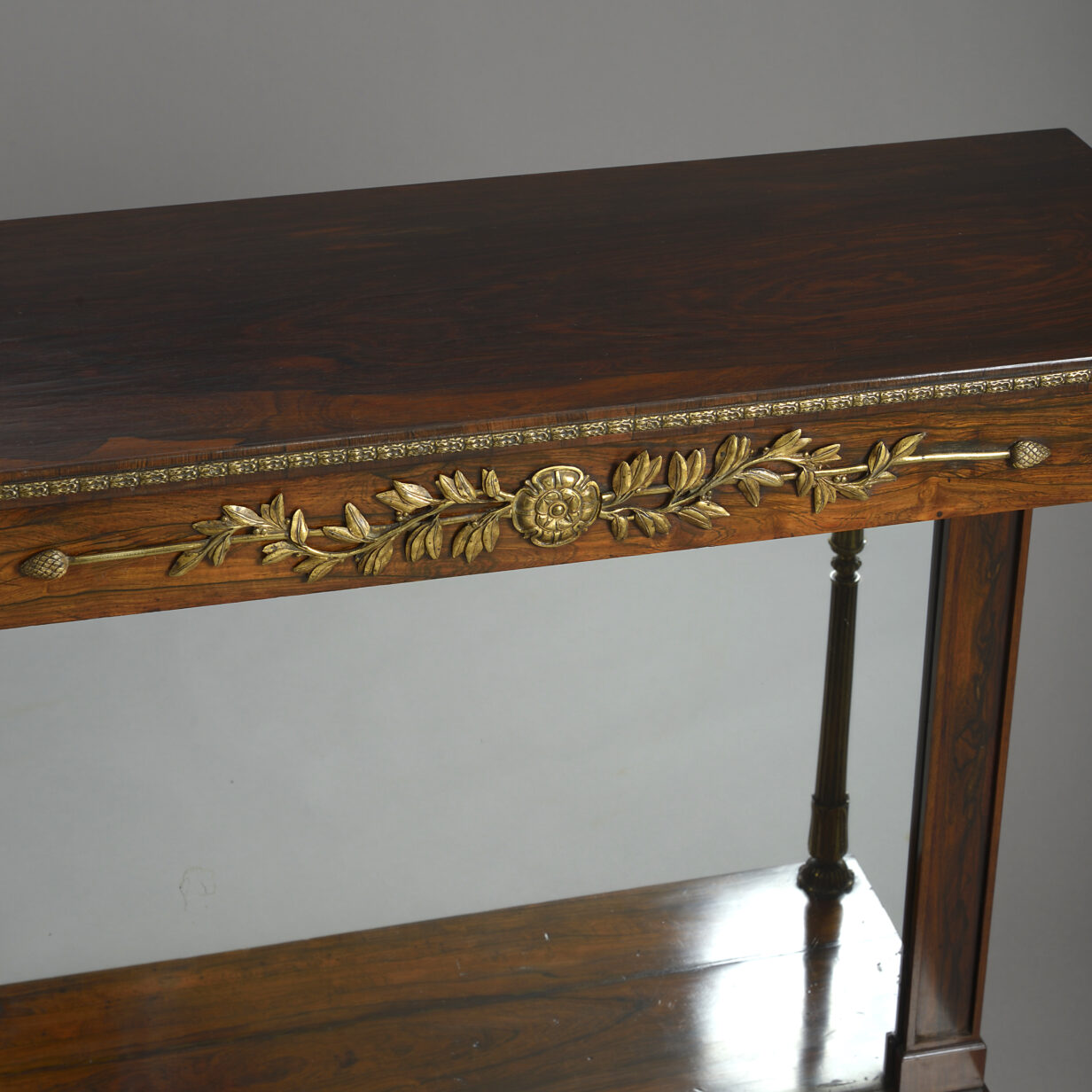 Regency rosewood console table