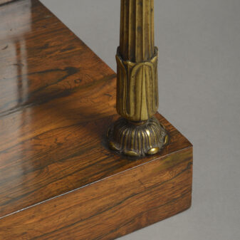 Regency rosewood console table
