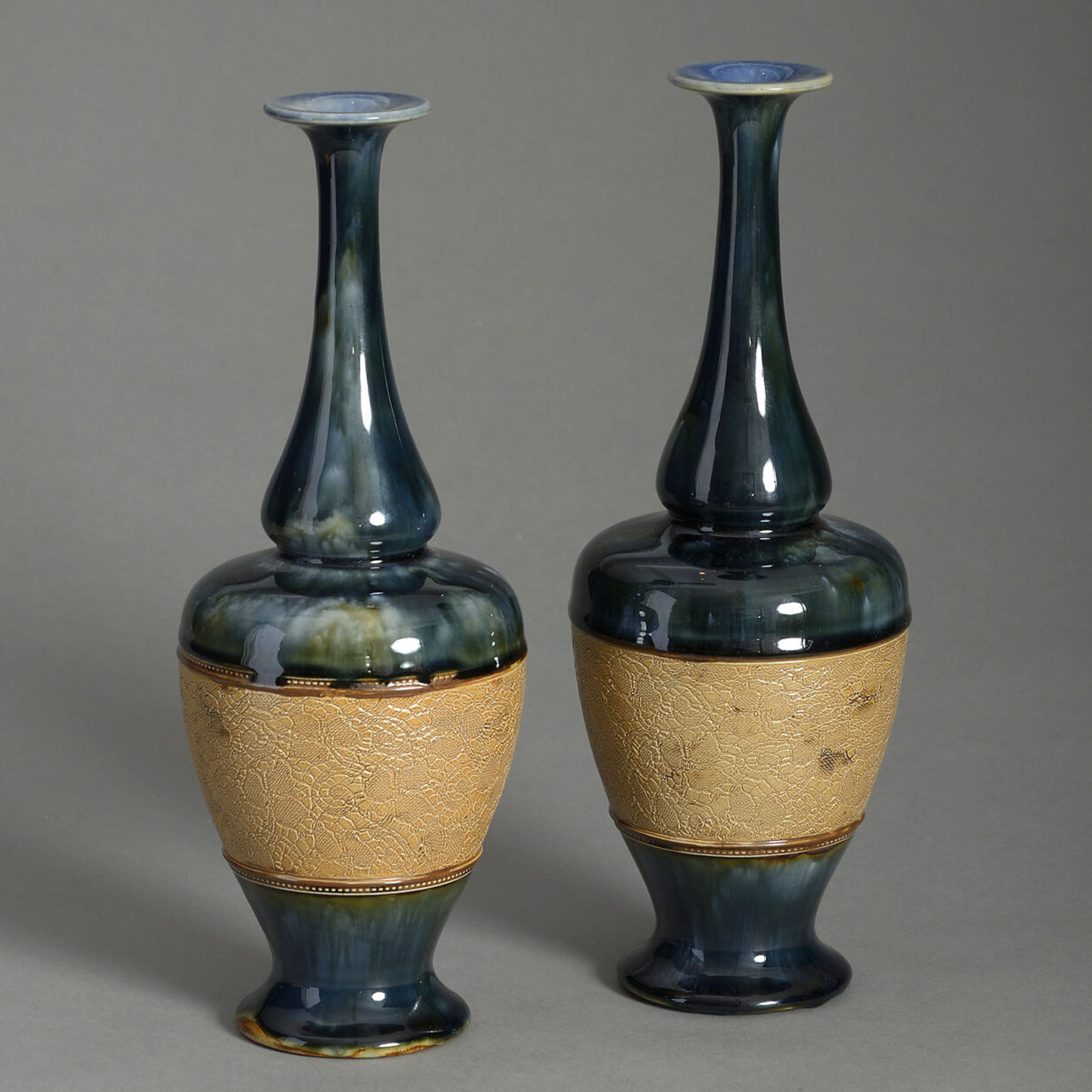 Pair of royal doulton vases