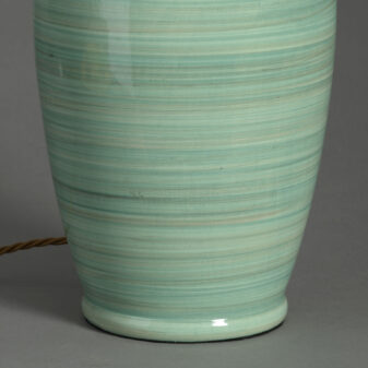 Green Glazed Vase Lamp