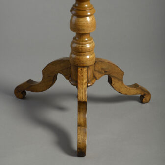 19th century parquetry occasional table