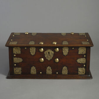Fine 18th Century Hardwood and Brass Mounted Chest