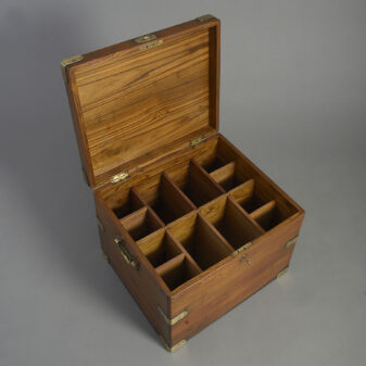 Mid-19th century camphor campaign cellarette