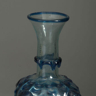 19th century venetian blue glass vase