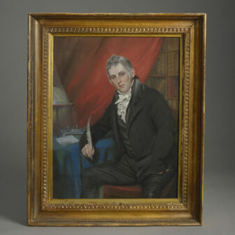 John Raphael Smith Pastel Portrait
