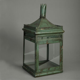 Regency Style Tole Hanging Lantern