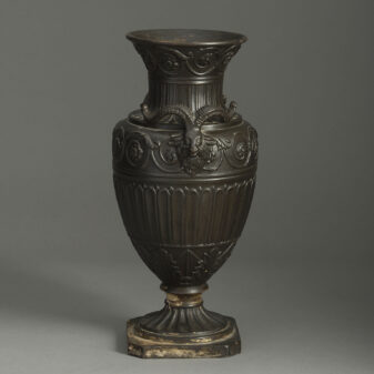 Terracotta urn