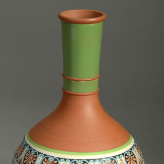 Early 20th Century Terracotta Bottle Vase in the Classical Taste