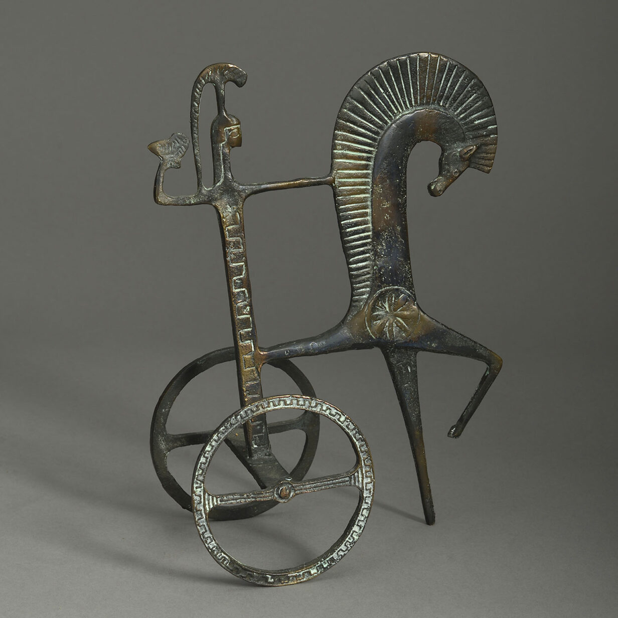 Bronze chariot