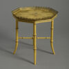 Yellow Tole Table