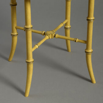 Yellow tole table