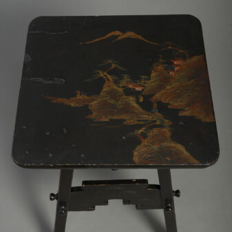 Late 19th century lacquer occasional table