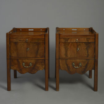 Pair of 18th Century George III Period Mahogany Bedside Commodes