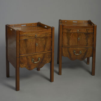 Pair of Mahogany Bedside Commodes