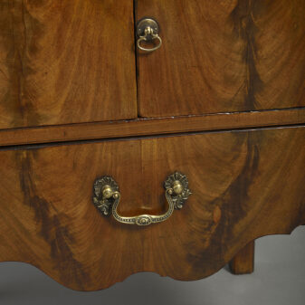 Pair of mahogany bedside commodes