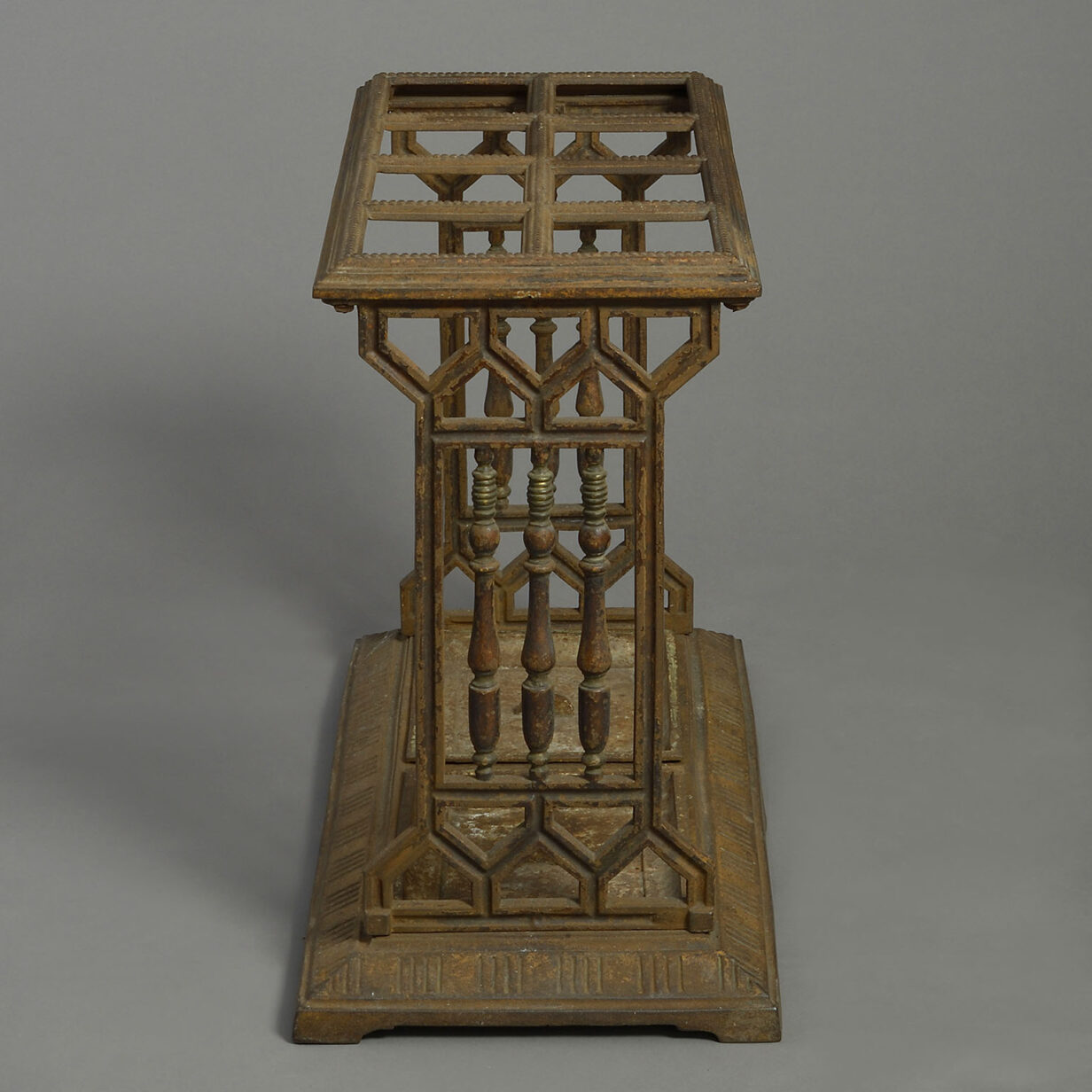Late 19th Century Aesthetic Movement Cast Iron Stick and Umbrella Stand