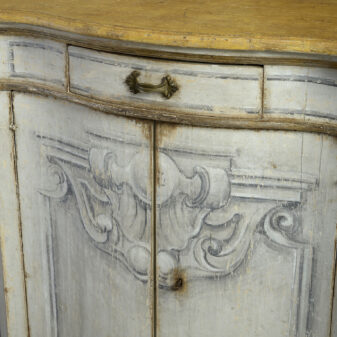 Painted commode in the baroque manner