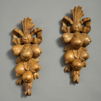 Pair of Rococo Wall Drops
