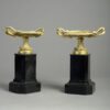 Pair of ormolu tazze