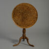 Burr elm tripod table
