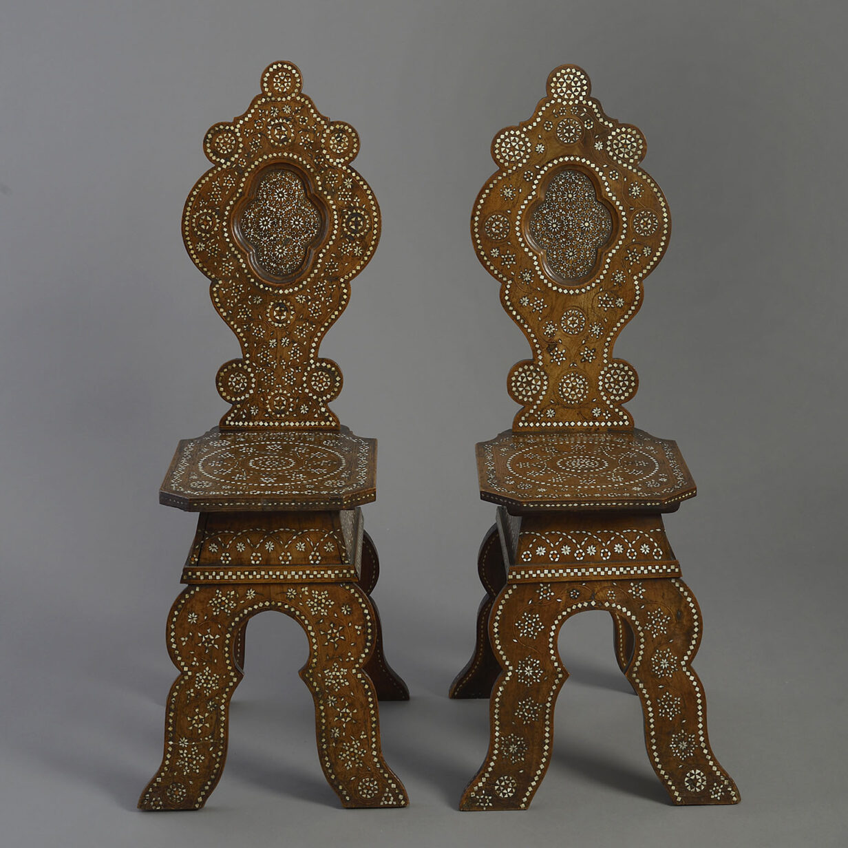 Pair of Sgabello Hall Chairs