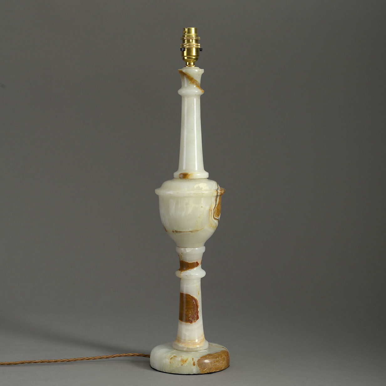Alabaster table lamp